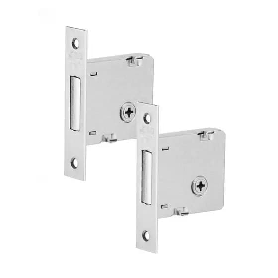 fechadura tetra auxiliar porta 1010 dupla quadrada cromada
