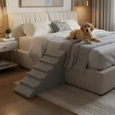 Rampa Escada Antiderrapante com degraus para Pet Cachorro Gatos Animais