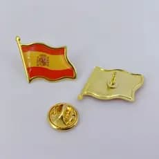 Broche Espanha Bandeira Oficial Pin Diplomático Espanhol Madrid Barcelona 1 2 5 10 unidades