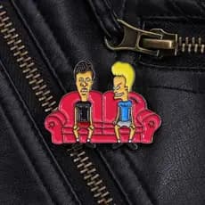 Pin Beavis and Butt-head Broche anos 90 Clássico MTV Rock