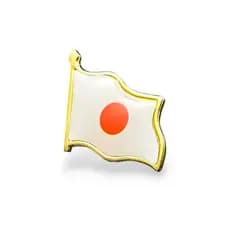 Broche Bandeira Japonesa Pin Japão Ásia Diplomático Viagem Negócios