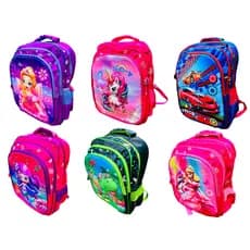 Mochila Escolar Infantil Kit Com Lancheira e Estojos Grande Sereia Princesa Carros Dinossauro ENVIO IMEDIATO