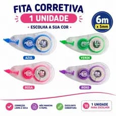 Fita Corretiva Office 6 Metros Jocar Office - 1 Unidade