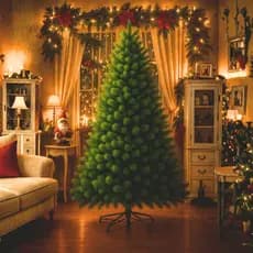 Árvore de Natal 180 cm 320 Galhos Grande Luxo Decoração de Natal 2024