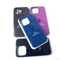 Capa capinha para Iphone 14 Pro 14 Pro Max silicone preto roxo azul anti impacto, interior aveludado