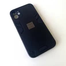 Capa capinha para Iphone 11 e 11 Pro Max anti-shock borracha preto anti-impacto reforçada