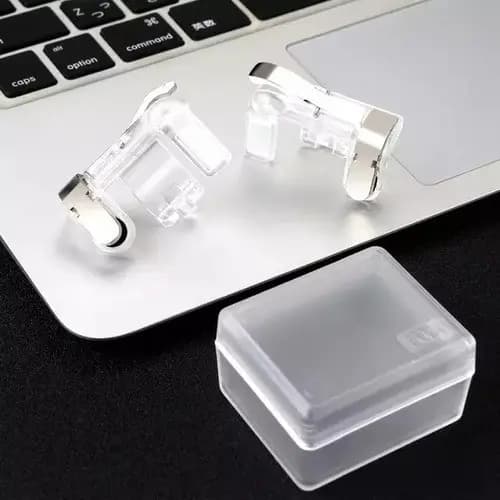 Gatilho transparente gamer para celular free fire
