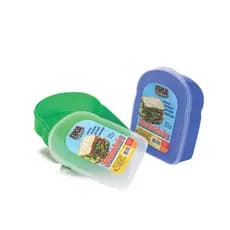 Kit 2 Sanduicheiras Organizadora  Lanche Porta Sanduíche