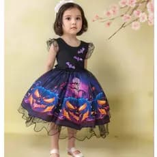 vestido Fantasia Infantil Bruxa Halloween
