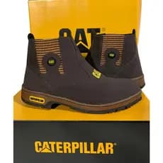 Botina Masculina Cat! Couro Sintético, Boa, Bonita e Barata