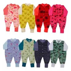 Kit 3 Peças Macacão Bebe Plush Veludo Estampado Macio Menina Vira Pé