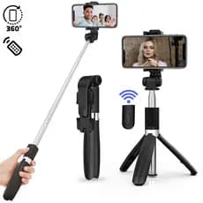 Bastão Tripe Para Celular Pau Selfie Controle Bluetooth