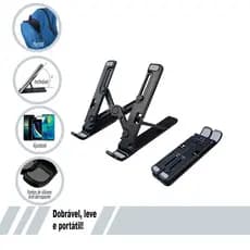 Base Suporte para Celular Tablet Apoio de Mesa Antiderrapante Ajustável