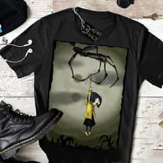 Camiseta coraline unissex