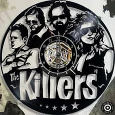 Relógio  de parede The Killers feito em disco De Vinil - Relógio De Parede feito em Vinil Disco LP