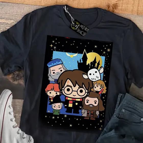 Camiseta camisa Harry Potter unissex