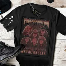 Camiseta Massacration Metal Galera camisa   blusa anime