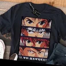 Camiseta Geek Série mangá Yu Yu Hakusho Camisa