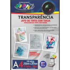 Transparência - Jato Tinta com Tarja - 10fls - OFF PAPER