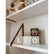 Cubos Dado com Nome Quarto 6x6cm Decorativo personalizado Decoração