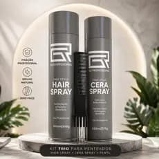 KIT SPRAY ULTRA FORTE 500ML + CERA 420ML GASPARIN RG PROFESSIONAL PENTE GRATIS