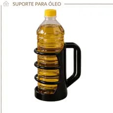 Porta Óleo e Vinagre com Alça – Suporte Plástico Resistente para Cozinha Multiuso