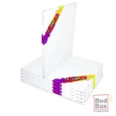 5 Unidades de Telas para Pintura 40x60 para uso com Tinta a Óleo e Acrilica Arte e Diversão