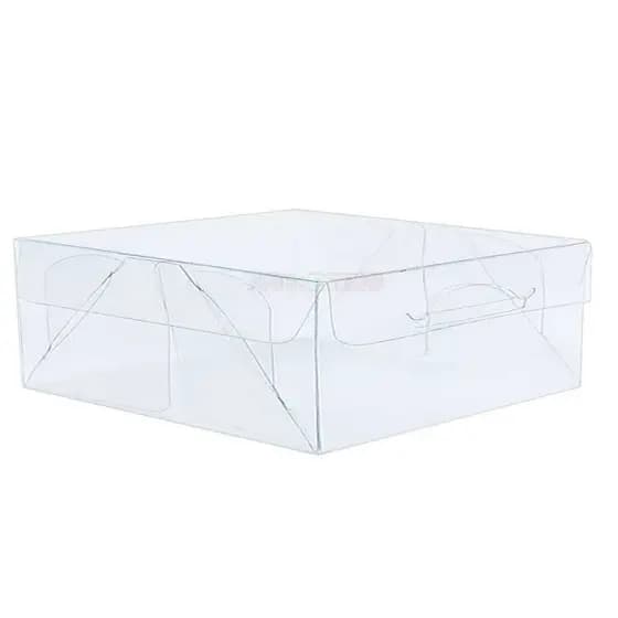 10 Caixas 15x15x5 Transparentes para Doces, Presentes, Lembrancinhas e Produtos em geral