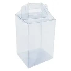 20 Caixas Maleta Acetato medidas 8x8x15 cm para Presentes, Kits de Maquiagem, Cremes e Sabonetes