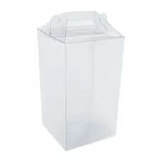 20 Caixas modelo Maleta Transparente 6x6x11 para Presentes Frascos Perfumes cremes maquiagens