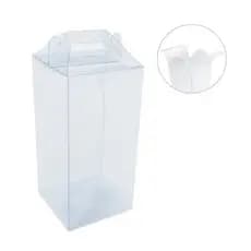 10 Maletinhas De Acetato 10x10x21 Transparente P Embalagem
