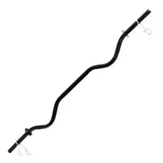 Barra W Oca 120cm  + Presilhas Academia Treino Musculação Exercicios Fitness