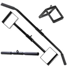 Kit 4 Puxadores Barra Reta + Costas + Neutro + Triângulo / Crossover Academia