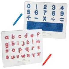 Lousa Mágica Magpad Alfabeto Letras Números Com Caneta Quadro Tela Lousa Braskit