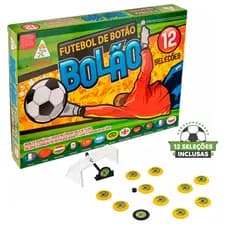 Jogo Futebol De Botão Gulliver Bolão 12 Times Seleções Mundial Europa América
