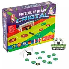 Jogo Futebol De Botão Cristal Gulliver 6 Times Seleções Mundial Europa América