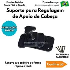 Suporte Apoio de Regulagem Para Encosto Apoio de Cabeça  Cabeçote Cadeira Cabeleireiro para Salão