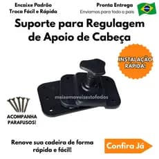 Suporte Regulagem Para Encosto Cabeça Cadeira Cabeleireiro para Salão Escritório Apoio Cabeçote
