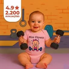 Chocalho Halter Fitness para Bebê Brinquedo Sensorial Atóxico Pegada Segura e Confortável
