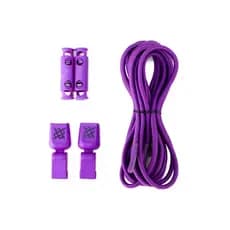 CADARÇO ELASTICO  HUPI LACES ROXO LISO