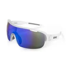 Óculos De Sol Hupi Pacer Cristal/cinza Lente Azul Espelhado