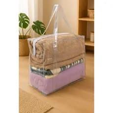 Sacola Transparente Para Presidio De Jumbo Grande Bolsa Resistente Alças Reforçadas - ENVIO IMEDIATO