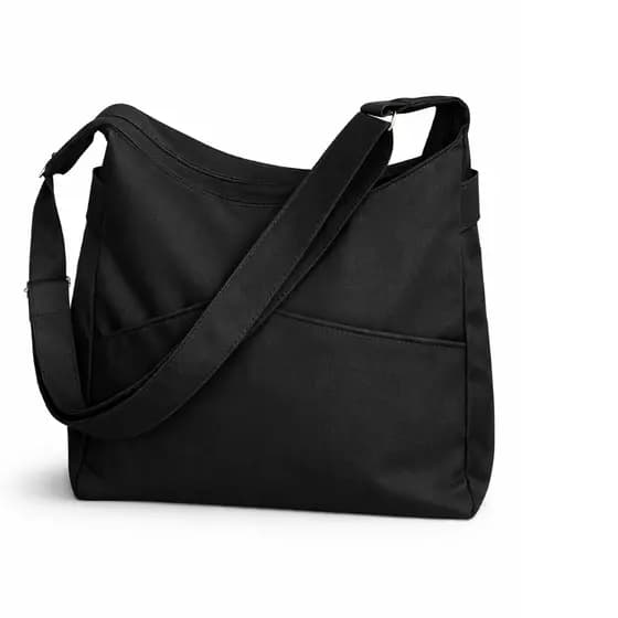 Bolsa Transversal Feminina Grande Reforçada Tecido Resistente Alça Regulável Confortável