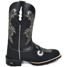 BOTA LASER BRILO BICO QUADRADO CANO LONGO TEXANA LANÇAMENTO EXCLUSIVO