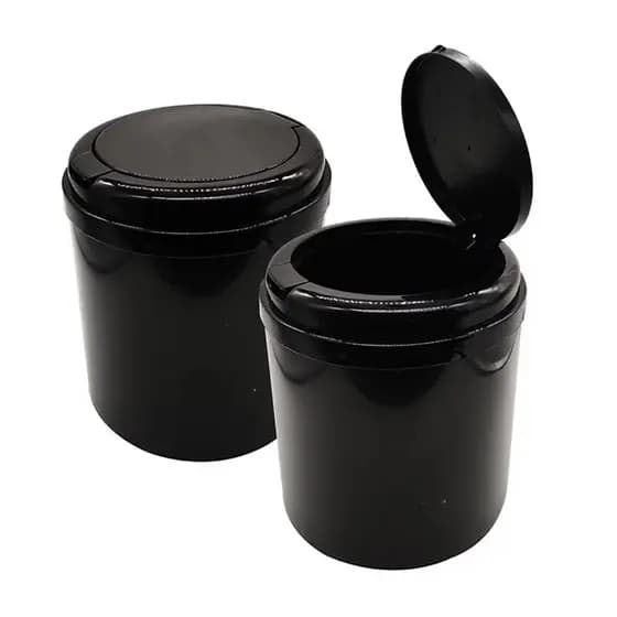 Lixeira Max Toc Com Tampa Click Para Cozinha Banheiro Quarto de bebe 6 litros