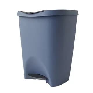 Lixeira Plástica 7,5L com Pedal – Tampa Resistente para Banheiro, Escritório ou Cozinha | Várias Cores