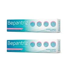 Kit Com 5 Bepantriz Pomada Dermatológica Dexpantenol Com 30g
