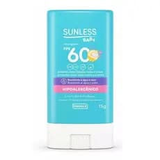 Protetor Solar Sunless Baby 60fps Bastão Resistente A Água