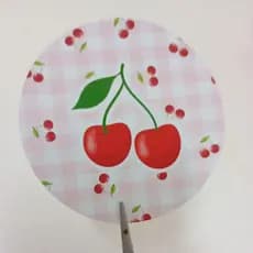 Aplique Cerejinha para Esfera Acrílica -  Lembrancinha- Decoração - Aniversário