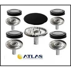 Kit Espalhador COM Queimador Fogão Atlas Monaco Glass 5 Bocas